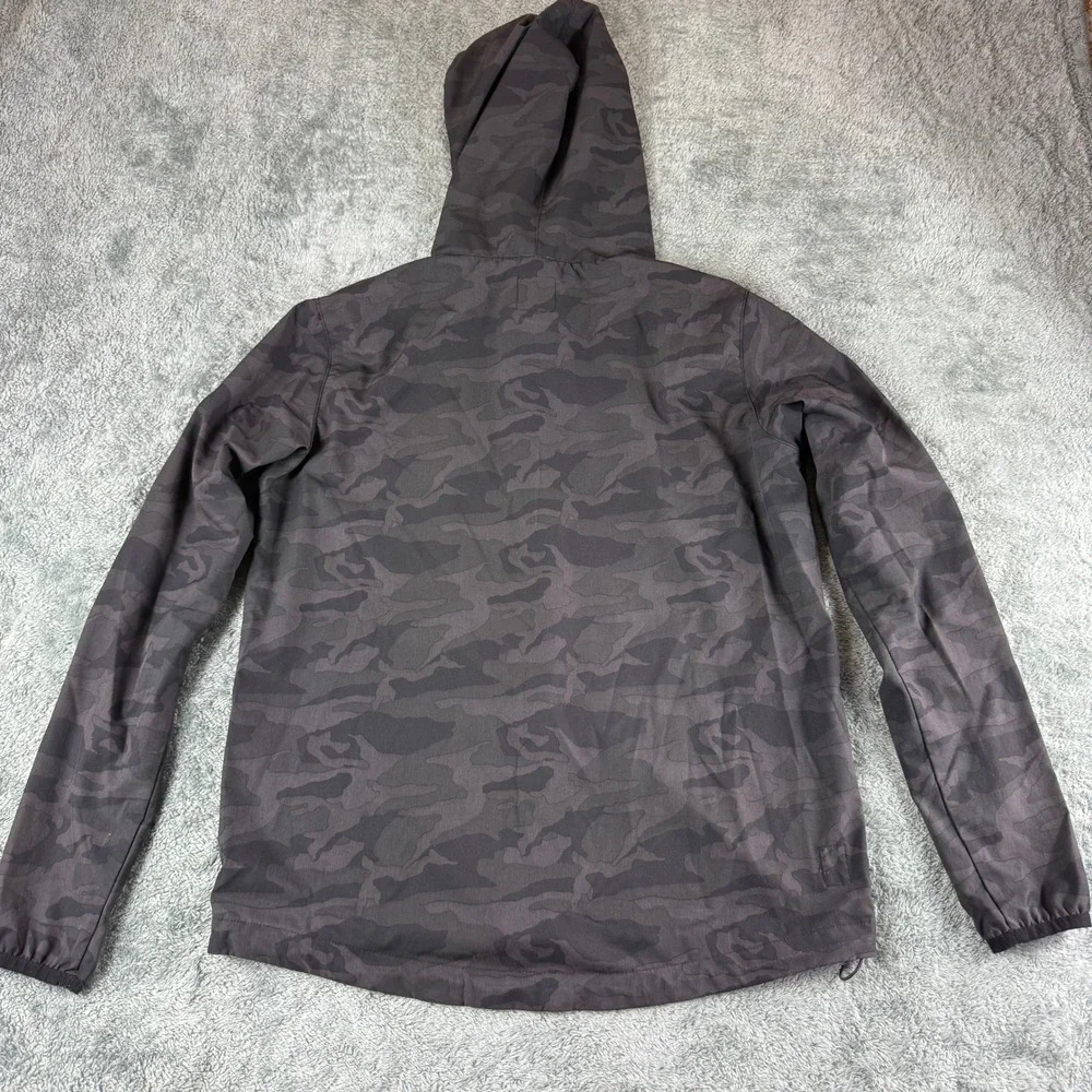 Vuori‎ Camo Full Zip Hooded Lightweight Jacket Trainer Shell Womens Size S